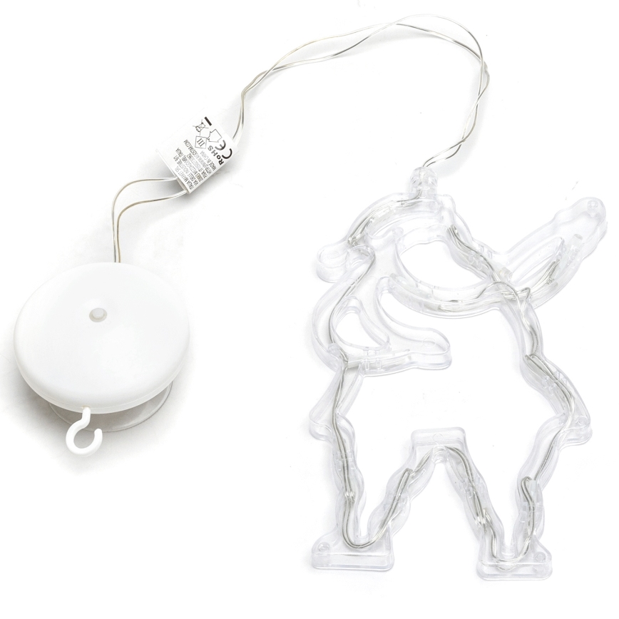 Aigostar - світлодіодна різдвяна прикраса 10xLED/3xAAA Санта Клаус 20 см