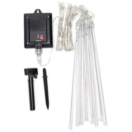 Aigostar - LED сонячна різдвяна гірлянда 192xLED/8m IP65 1200 mAh тепла біла