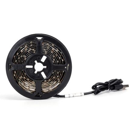 Aigostar - Світлодіодна стрічка 2м LED/4,9W/5V 6500K IP65 чорний