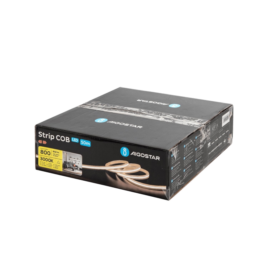 Aigostar - Світлодіодна стрічка 50м LED/320W/230V 3000K IP65