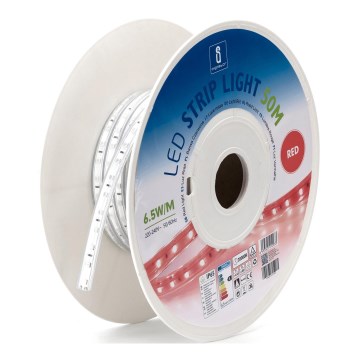 Aigostar - Світлодіодна стрічка LED/325W/230V 50м червона IP65