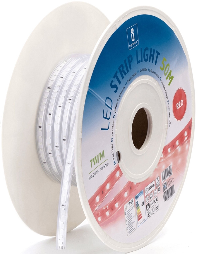 Aigostar - Світлодіодна стрічка LED/350W/230V 50м червоний IP65