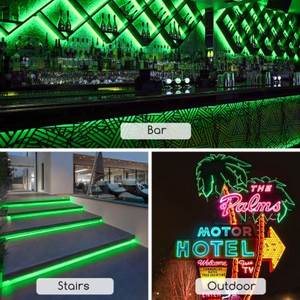 Aigostar - Світлодіодна стрічка LED/350W/230V 50м зелений IP65