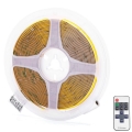 Aigostar - Світлодіодна стрічка з регулюванням яскравості 5м LED/36W/24/230V 6500K + пульт дистанційного керування