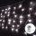 Aigostar - Світлодіодна вулична різдвяна гірлянда 100xLED/8 функцій/3xAA 8x0,4м IP44 холодний білий