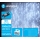 Aigostar - Світлодіодна вулична різдвяна гірлянда 100xLED/8 функцій 4x1м IP44 холодний білий
