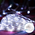 Aigostar - Світлодіодна вулична різдвяна гірлянда 150xLED/8 функцій 15,3м IP44 холодний білий