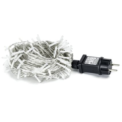 Aigostar - Світлодіодна вулична різдвяна гірлянда 150xLED/8 функцій 18м IP44 холодний білий