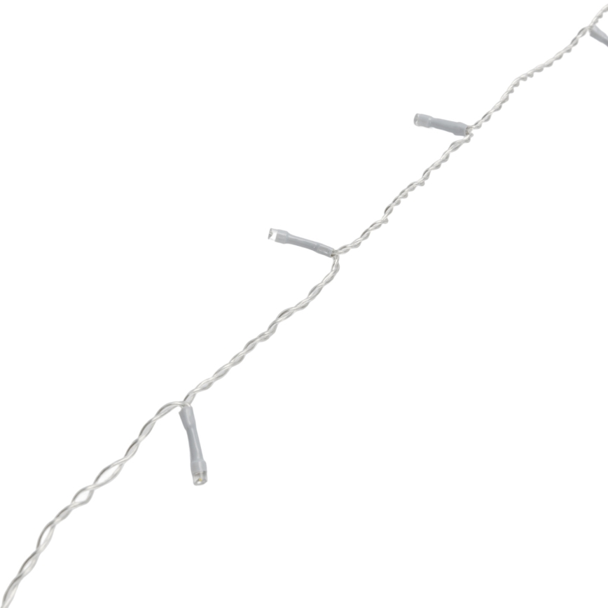 Aigostar - LED зовнішня гірлянда 150 LED/6 Вт/230 В/8 функцій 1,5×1 м IP44 холодне біле + дистанційне керування