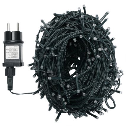 Aigostar - Зовнішня різдвяна LED-гірлянда, 500 LED/8 режимів, 50 м, IP44, холодний білий