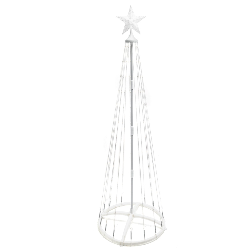 Aigostar - Світлодіодні вуличні різдвяні декорації LED/3,6W/230V 180 см IP44 холодний білий