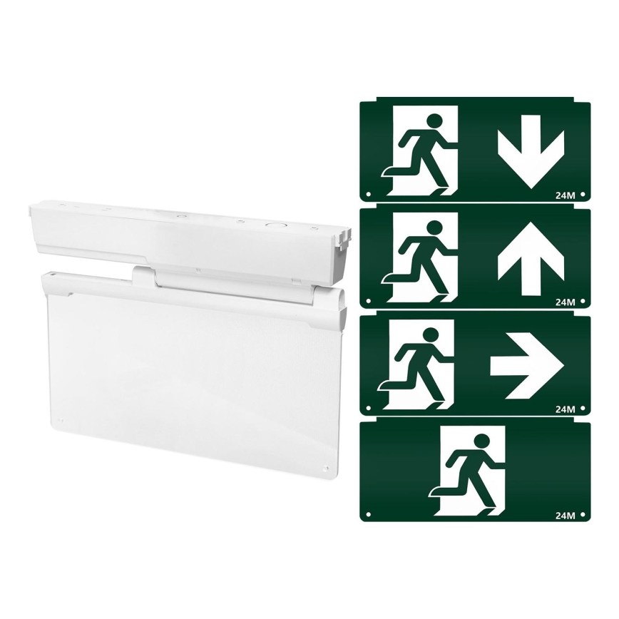 Aigostar - Світлодіодний аварійний світильник EMERGENCY EXIT LED/3,6W/230V 6500K 500mAh