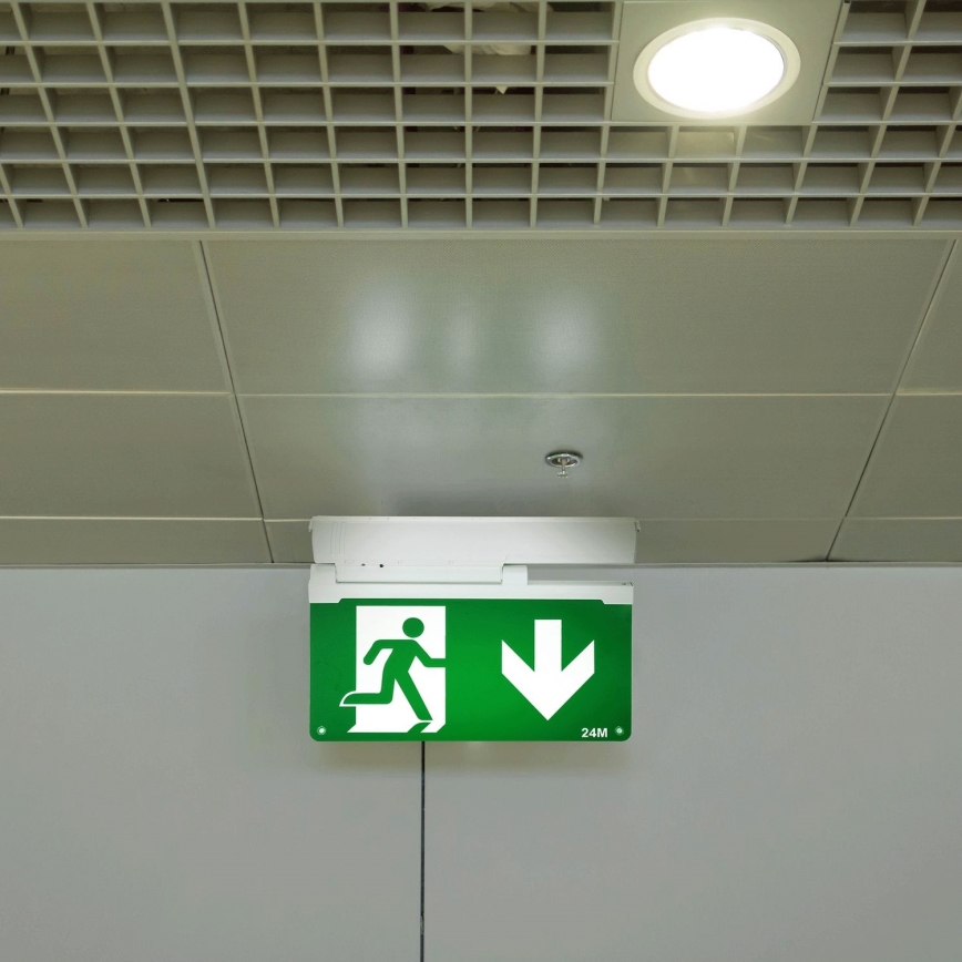 Aigostar - Світлодіодний аварійний світильник EMERGENCY EXIT LED/3,6W/230V 6500K 500mAh