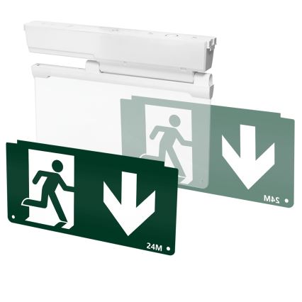 Aigostar - Світлодіодний аварійний світильник EMERGENCY EXIT LED/3,6W/230V 6500K 500mAh