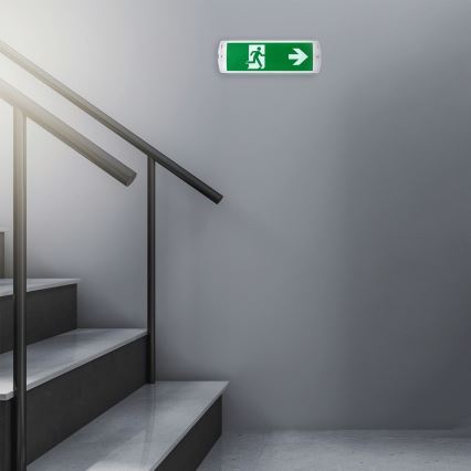 Aigostar - Світлодіодний аварійний світильник EMERGENCY EXIT LED/4W/230V IP65 6500K 600mAh