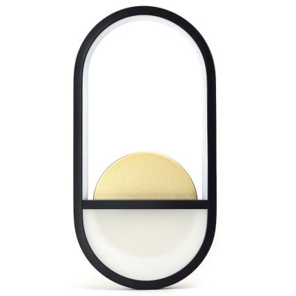Aigostar - Світлодіодний настінний світильник LED/13,5W/230V 2700K чорний/золотий