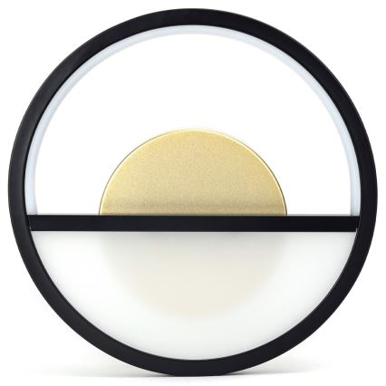 Aigostar - Світлодіодний настінний світильник LED/13,5W/230V 6500K чорний/золотий