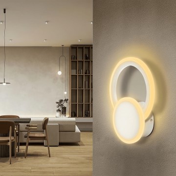 Aigostar - Світлодіодний настінний світильник LED/20W/230V 2700K білий