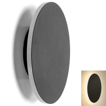 Aigostar - Світлодіодний настінний світильник LED/6,5W/230V 3000K 18 см чорний