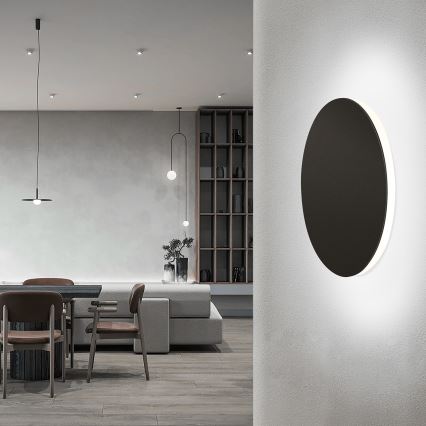 Aigostar - Світлодіодний настінний світильник LED/6,5W/230V 6500K 18 см чорний