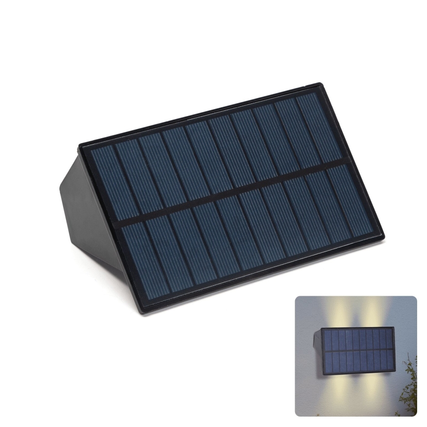 Aigostar - Світлодіодний настінний світильник на сонячній батареї LED/4W/5,5V 2700K IP44