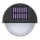Aigostar - Світлодіодний настінний світильник на сонячній батареї LED/1W/1,2V чорний 2700K IP44