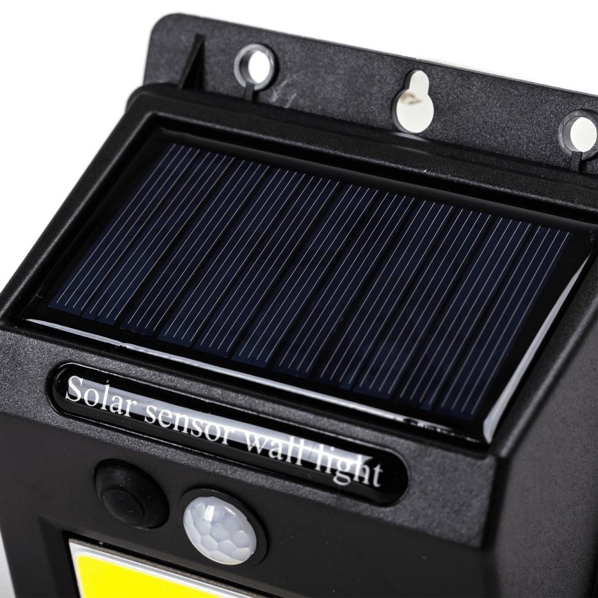 Aigostar - Світлодіодний настінний світильник з датчиком на сонячній батареї LED/13W/5,5V 6500K IP65