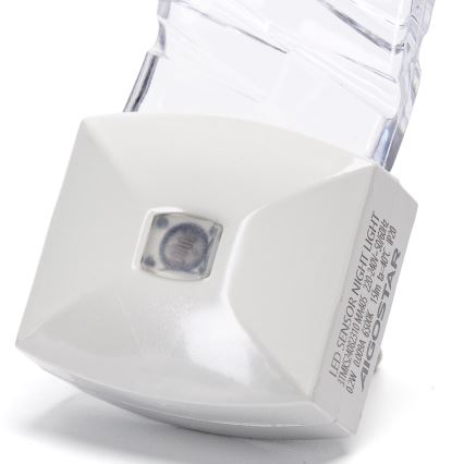Aigostar - LED Нічник з датчиком освітленості LED/0,2W/230V 6500K