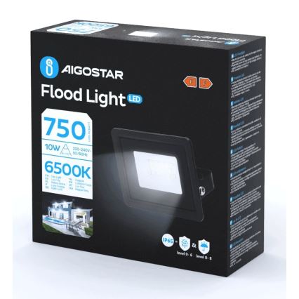 Aigostar - Світлодіодний прожектор LED/10W/230V 6500K IP65