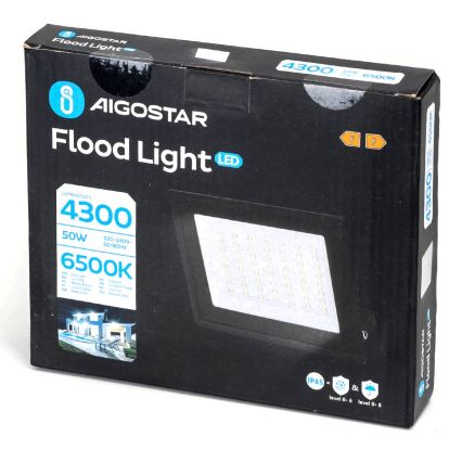 Aigostar - Світлодіодний прожектор LED/50W/230V 6500K IP65