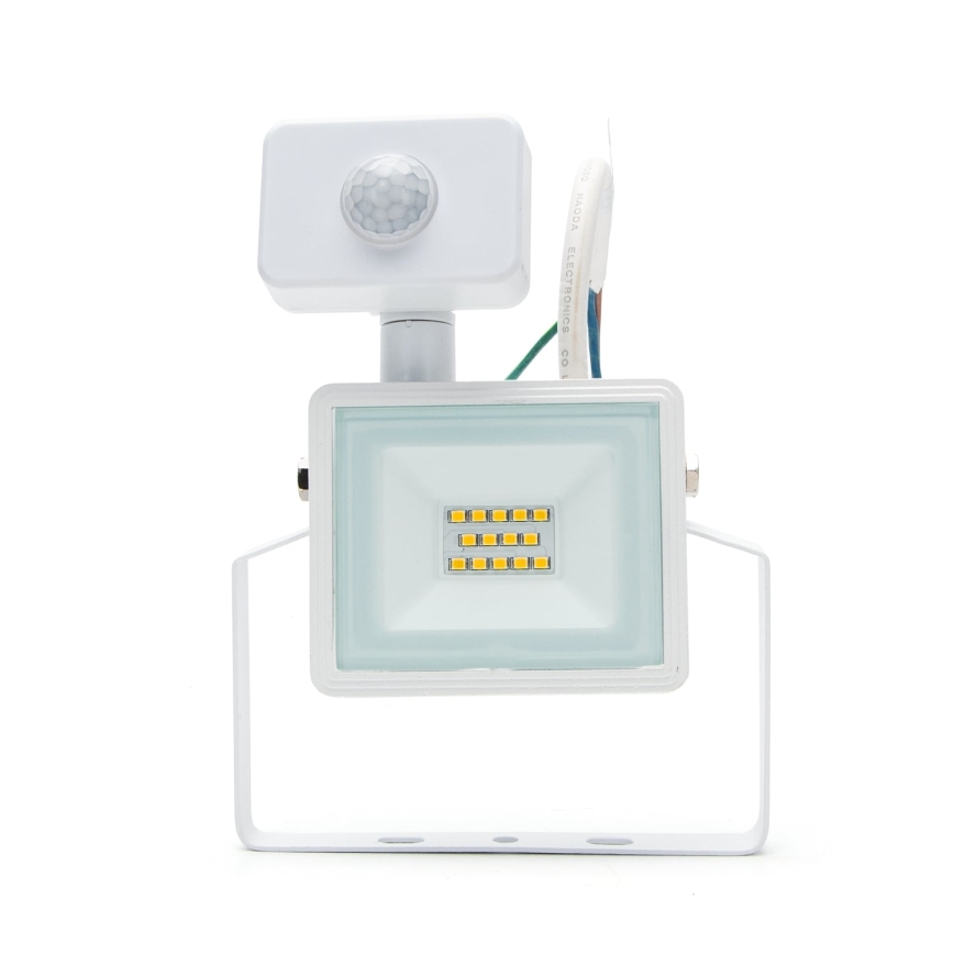 Aigostar - Світлодіодний прожектор з датчиком LED/10W/230V 4000K IP65 білий