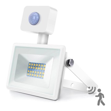 Aigostar - Світлодіодний прожектор з датчиком LED/20W/230V 4000K IP65 білий