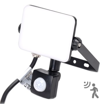 Aigostar - Світлодіодний прожектор з датчиком LED/30W/230V 4000K IP65 чорний