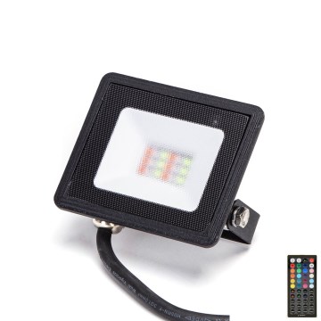 Aigostar - Світлодіодний RGB-прожектор LED/10W/230V IP65 + пульт дистанційного керування