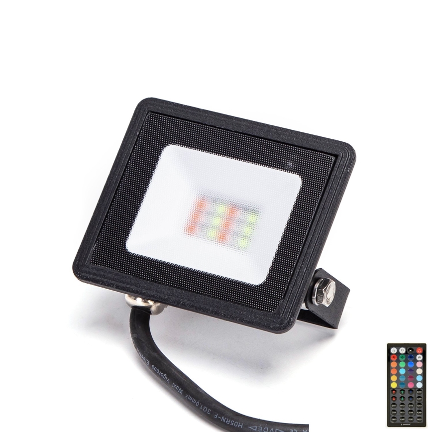 Aigostar - Світлодіодний RGB-прожектор LED/10W/230V IP65 + пульт дистанційного керування
