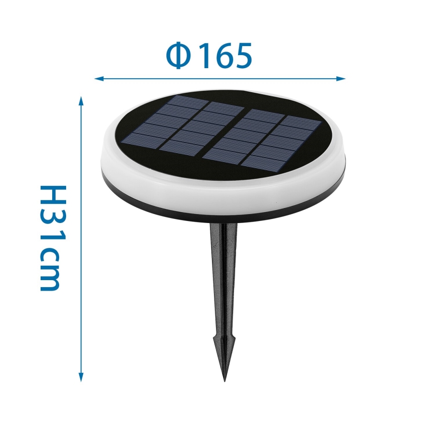 Aigostar - Світлодіодний RGB світильник на сонячній батареї LED/0,6W/3,7V IP65