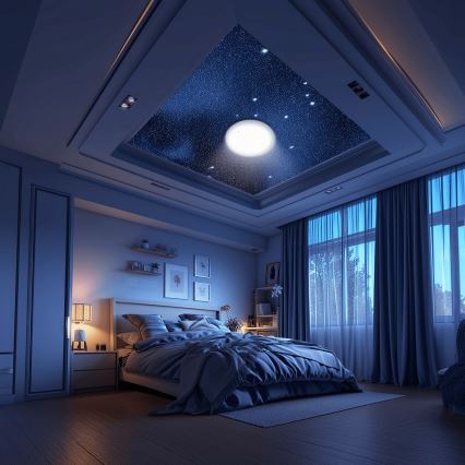 Aigostar - Стельовий LED світильник для ванної з регулюванням яскравості MESH Smart LED/18W/230V 3000-65000K IP44 + пульт дистанційного керування