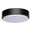 Aigostar - Світлодіодний стельовий світильник LED/12W/230V 3000K діаметр 23 см чорний