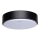 Aigostar - Світлодіодний стельовий світильник LED/12W/230V 3000K діаметр 23 см чорний