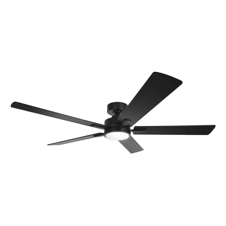 Aigostar - Світлодіодний стельовий вентилятор з регулюванням яскравості LED/20W/230V 2700-6500K 132см чорний + пульт дистанційного керування