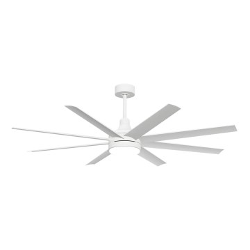 Aigostar - Світлодіодний стельовий вентилятор з регулюванням яскравості LED/24W/230V 2700-6500K діаметр 165 см + пульт дистанційного керування білий