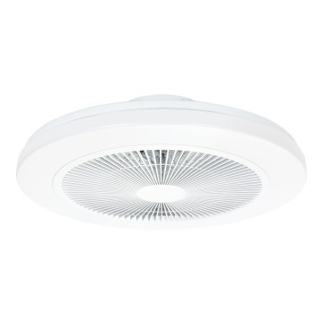 Aigostar - Світлодіодний стельовий вентилятор з регулюванням яскравості LED/40W/230V 2700-6500K діаметр 48 см + пульт дистанційного керування білий