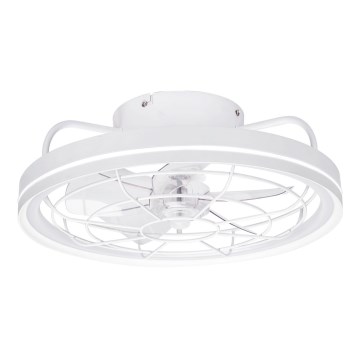 Aigostar - Світлодіодний стельовий вентилятор з регулюванням яскравості LED/40W/230V 2700-6500K діаметр 48 см + пульт дистанційного керування білий