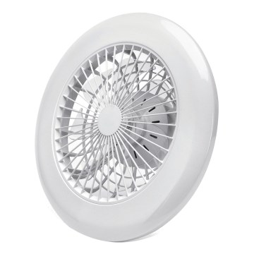 Aigostar - Світлодіодний стельовий вентилятор з регулюванням яскравості LED/40W/230V 2700-6500K діаметр 49 см + пульт дистанційного керування білий
