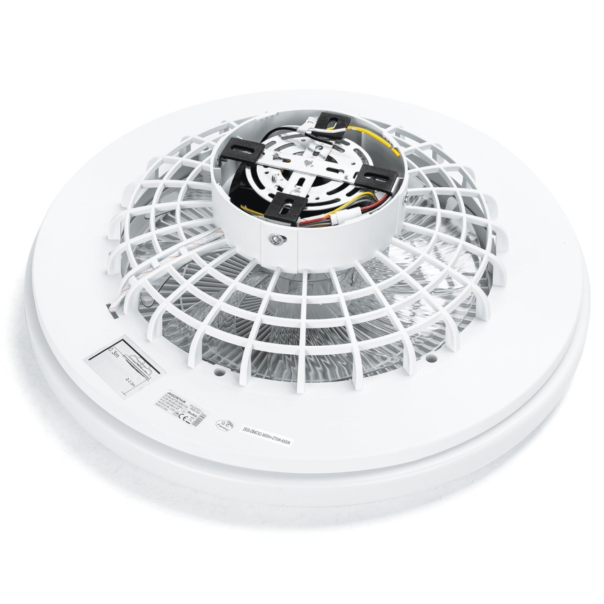 Aigostar - Світлодіодний стельовий вентилятор з регулюванням яскравості LED/40W/230V 2700-6500K діаметр 48 см + пульт дистанційного керування білий