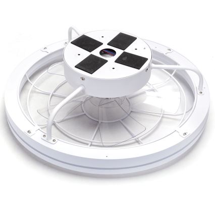 Aigostar - Світлодіодний стельовий вентилятор з регулюванням яскравості LED/40W/230V 2700-6500K діаметр 48 см + пульт дистанційного керування білий