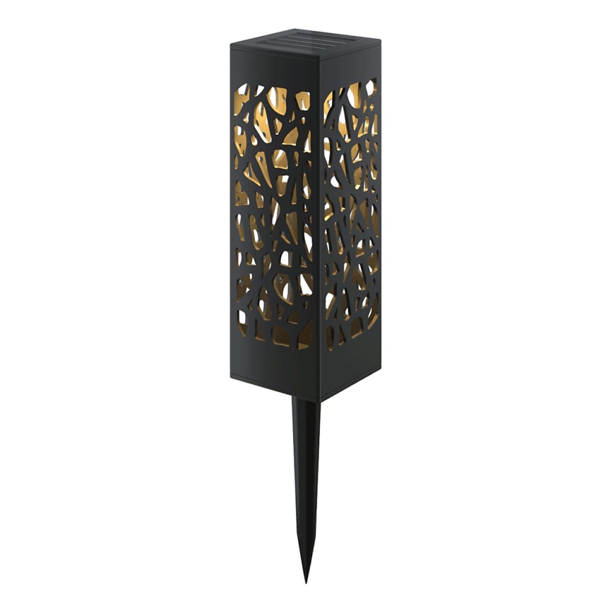 Aigostar - Світлодіодний світильник на сонячній батареї LED/0,006W/1,2V 100 mAh 28,5 см чорний 6500K IP44