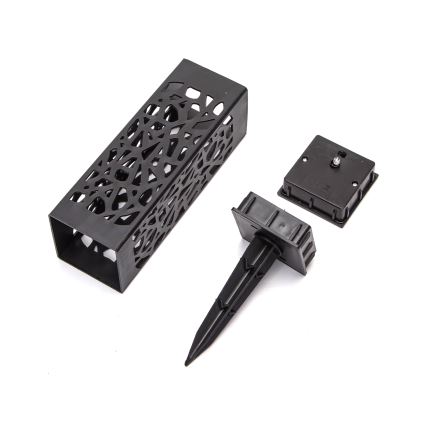 Aigostar - Світлодіодний світильник на сонячній батареї LED/0,006W/1,2V 28,5 см чорний 100 mAh 6500K  IP44