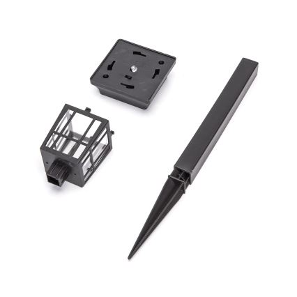 Aigostar - Світлодіодний світильник на сонячній батареї LED/0,006W/1,2V 32 см 40 mAh чорний 6500K IP44