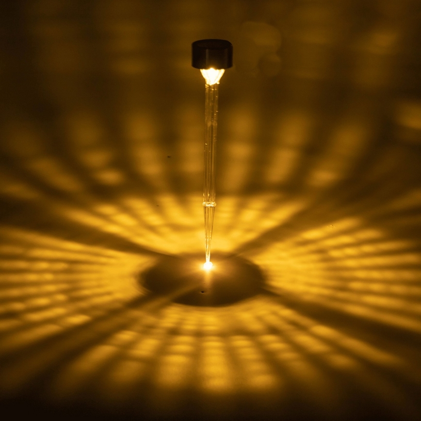 Aigostar - Світлодіодний світильник на сонячній батареї LED/0,006W/1,2V 32см матовий хром 2700K IP44